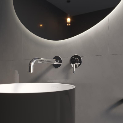 Смеситель для умывальника скрытого монтажа WHITECROSS Y Y1215CR (хром) фото в интернет-магазине Русалия