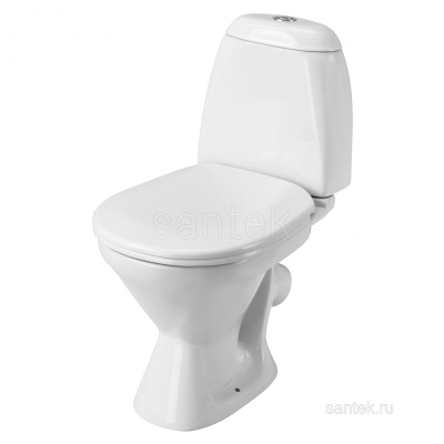 Унитаз - компакт с сиденьем термопласт 2-реж Римини 1WH501523 Сантек фото в интернет-магазине Русалия