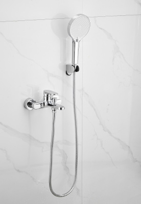 Смеситель для ванны BELZ хром (B61713) фото в интернет-магазине Русалия