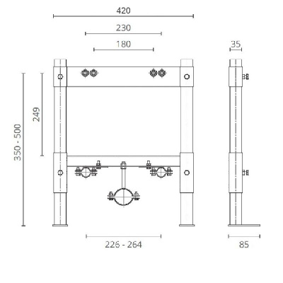 Инсталляция CTESI Solid bide для биде фото в интернет-магазине Русалия