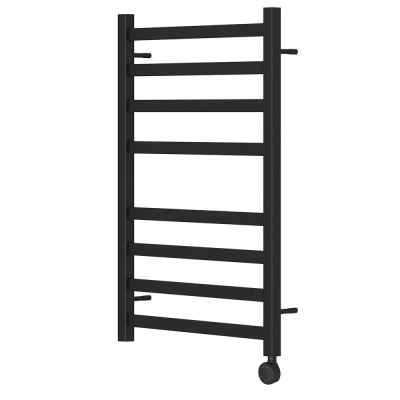 Полотенцесушитель электрический Point Меркурий PN83158BE П8 500x800 левый/правый, черный фото в интернет-магазине Русалия