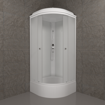 Душевая кабина Вельвет 90*90 А (7 мест+сифон D90) Щ0000063054 Тритон фото в интернет-магазине Русалия