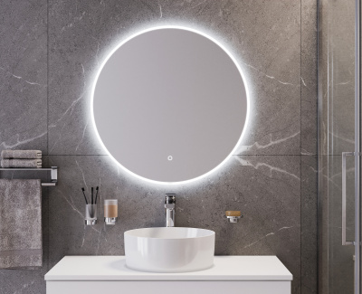 BOND S53-390 Раковина накладная круглая 39*39*15см белая фото в интернет-магазине Русалия