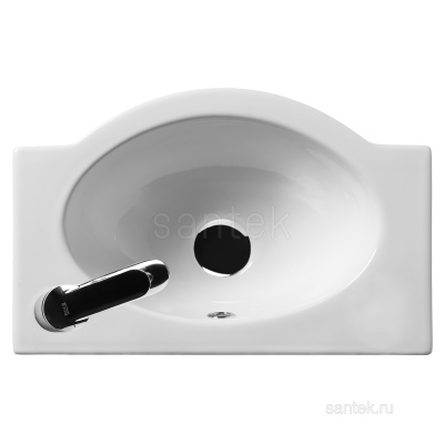 Раковина Santek Форум 45 отверстие под смеситель справа 1WH110545 фото в интернет-магазине Русалия