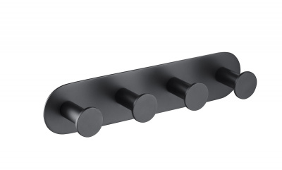 Вешалка-4 крючка Timo Saona (13015/03) черный фото в интернет-магазине Русалия