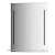 Зеркало настенное c полочкой и 2-мя встроенными LED-светильниками Ledline-S EVOFORM 60x75 см, BY 2162 фото в интернет-магазине Русалия