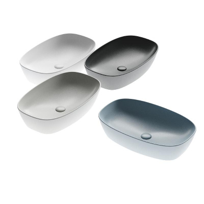 Умывальник чаша накладная овальная Element 600*380*138мм CN6049 Ceramica Nova фото в интернет-магазине Русалия