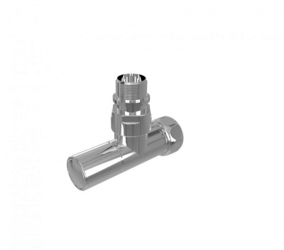 Комплект фитингов для нижнего подключения водяных полотенцесушителей типа лесенка Aquatek ( вентиль круглый г/ш 3/4х1/2 - 2 шт + эксцентрик 3/4х1/2 - 2 шт + отражатель 3/4 - 2 шт), цвет хром AQ 1020CH фото в интернет-магазине Русалия