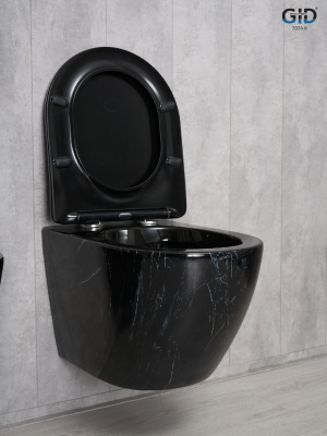 Унитаз подвесной Gid Bs2198 62227Y под камень глянцевый 49x36x35.5 фото в интернет-магазине Русалия
