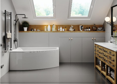 Акриловая ванна VAGNERPLAST VERONELA OFFSET 160x105 Left VPBA160VEA3LX-04 фото в интернет-магазине Русалия