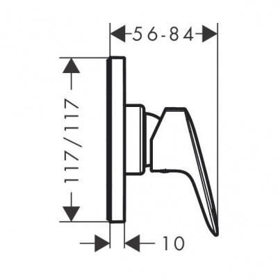 Гигиенический комплект SetLogisE Hansgrohe фото в интернет-магазине Русалия