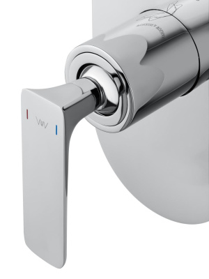 Смеситель для душа встраиваемый WONZON & WOGHAND SHARK, Хром (WW-484700-CR) фото в интернет-магазине Русалия