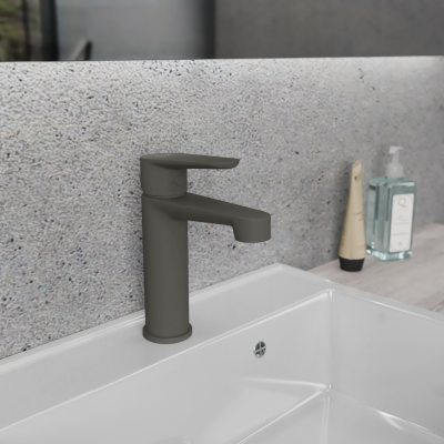 Смеситель для раковины D&K Bayern.München графит (DA1562106) фото в интернет-магазине Русалия