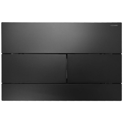 Кнопка смыва AZARIO NEW двойная, пластик, черный матовый (AZ-013.04) фото в интернет-магазине Русалия