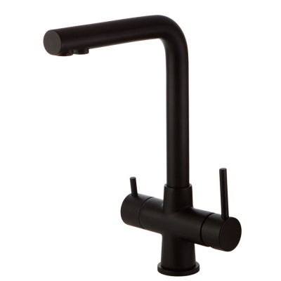 Смеситель для кухни под фильтр Milano 30636 черный матовый Veragio фото в интернет-магазине Русалия