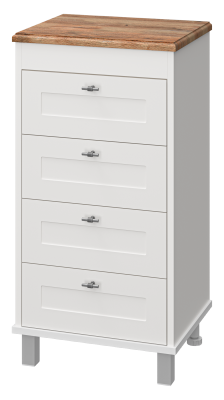 Комод Марта 50 с зеркалом П-Мрт12050-014Я Misty фото в интернет-магазине Русалия