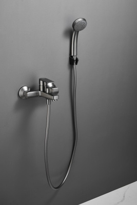 Смеситель для ванны HAIBA цвет: оружейная сталь (HB60719-3) фото в интернет-магазине Русалия