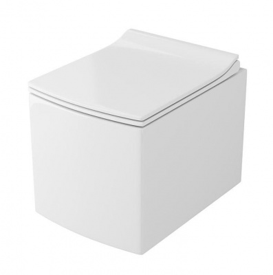 Унитаз подвесной Cube Cirkel-H с сиденьем микролифт OWLT190803 OWL фото в интернет-магазине Русалия