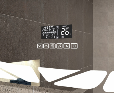 Зеркало Melissa Media 800 Grey Vigo фото в интернет-магазине Русалия