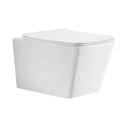 Унитаз подвесной безободковый AZ-2002 Boca с сиденьем микролифт Azario фото в интернет-магазине Русалия