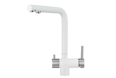 Смеситель для кухни GRANULA (2305, АРКТИК (БЕЛЫЙ)) фото в интернет-магазине Русалия