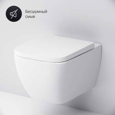 C901701SC Gem подвесной унитаз FlashClean с сиденьем микролифт фото в интернет-магазине Русалия