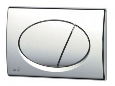 Клавиша смыва M71 хром Alcaplast фото в интернет-магазине Русалия