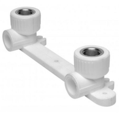 Планка для смесителя 25-1/2" ВР, белый полипропилен Millennium фото в интернет-магазине Русалия