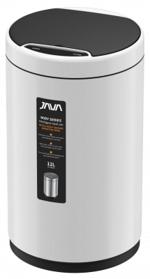 Сенсорное ведро 12 л JAVA (S-882-12W) фото в интернет-магазине Русалия