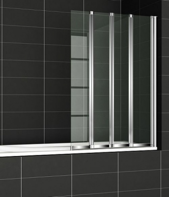 Шторка на ванну 100 PRATICO-V-4-100/140-C-Cr Cezares фото в интернет-магазине Русалия