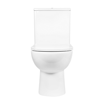 BOND F02-00 Унитаз напольный безободковый с сиденьем с микролифтом фото в интернет-магазине Русалия