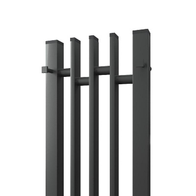 Полотенцесушитель электрический Point Фрея PN20732GB П2 180x1200 диммер слева, графит блеск фото в интернет-магазине Русалия