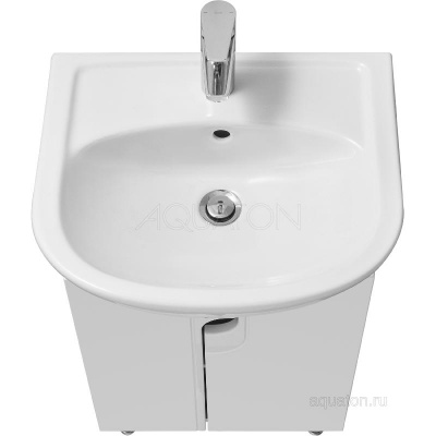 Тумба под раковину AQUATON Панда 50 белый 1A053701PD010 фото в интернет-магазине Русалия