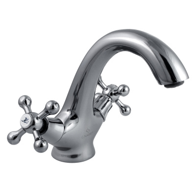 Смеситель Славен  для умывальника Коттедж А (СЛ-ДВ-А1Х) фото в интернет-магазине Русалия