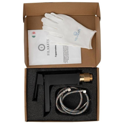 Смеситель для раковины FILARETE Fing FL5040BL, черный фото в интернет-магазине Русалия