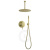Душевая система встраиваемая FILARETE Roun FL1024MG, матовое золото фото в интернет-магазине Русалия