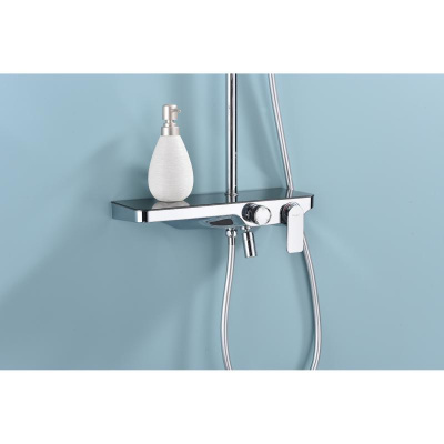 Душевая система Raglo R60.24, хром фото в интернет-магазине Русалия