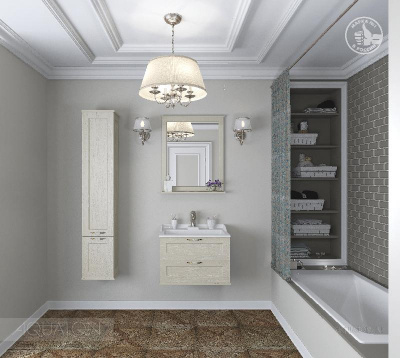 Тумба под раковину AQUATON Леон 65 дуб бежевый 1A187001LBPR0 фото в интернет-магазине Русалия