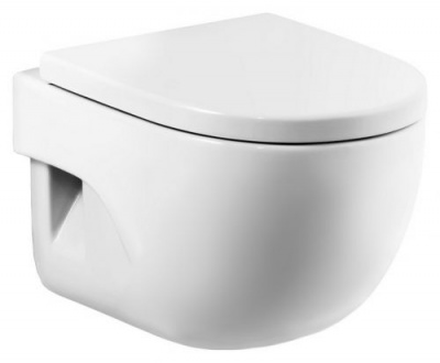 Комплект инсталляция с кнопкой и подвесной унитаз Meridian Compacto 893104110 Roca фото в интернет-магазине Русалия