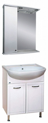 Тумба Уют 60 с раковиной Ekokerama Sonata 60 Misty фото в интернет-магазине Русалия