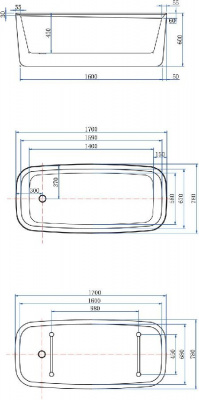 Акриловая ванна Allen Brau Infinity 3 170x78 2.21003.20 белый глянец фото в интернет-магазине Русалия