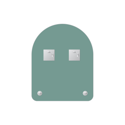 Зеркало настенное с полочкой Optima EVOFORM 40х50 см, BY 0507 фото в интернет-магазине Русалия