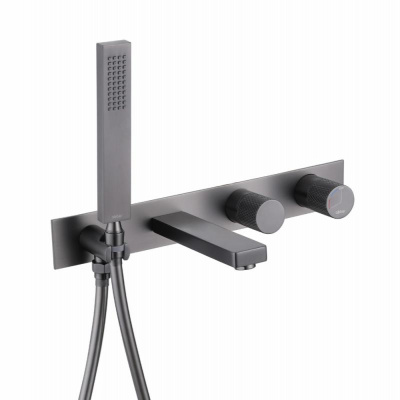 Смеситель ABBER Rund AF8730NG для ванны скрытого монтажа, никель фото в интернет-магазине Русалия