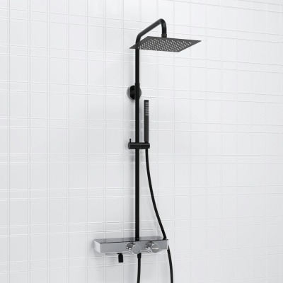 A114.255.217.CB Thermo Душевой комплект с термостатическим смесителем Wasserkraft фото в интернет-магазине Русалия