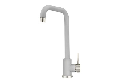 Смеситель для кухни GRANULA (ST-4033, АЛЮМИНИУМ) фото в интернет-магазине Русалия