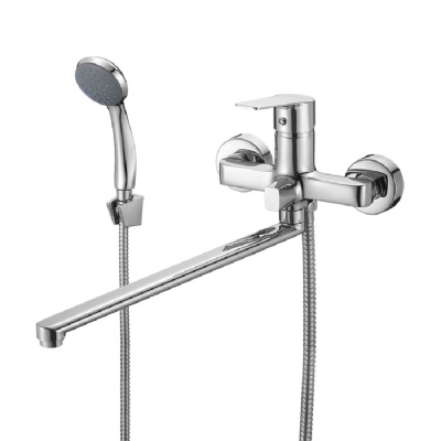 Смеситель для ванны с длинным изливом Milardo Helic (HELSB02M10) фото в интернет-магазине Русалия