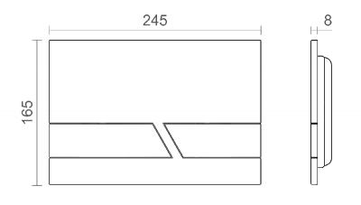 Клавиша CTESI Kali (белый) фото в интернет-магазине Русалия