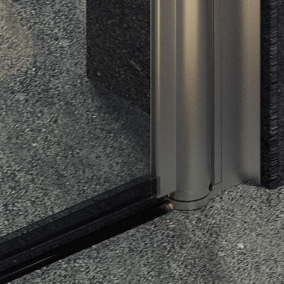 Душевая дверь на монопетле 1980*800 Стекло 6 мм Бесцветное MGD-803-5 Maybah Glass фото в интернет-магазине Русалия