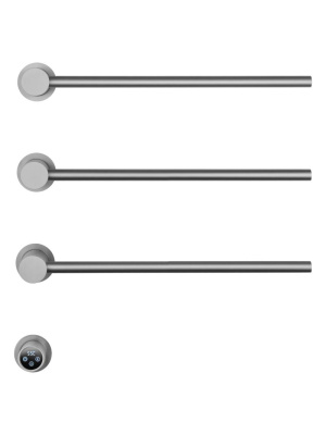 Полотенцесушитель электрический встраиваемый WONZON & WOGHAND HAMBURG, Брашированный никель (WW-AL313-BR) фото в интернет-магазине Русалия