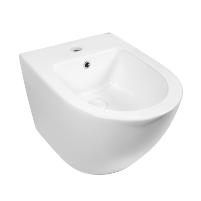 BOND F01-20 Биде подвесное овальное белое с переливом фото в интернет-магазине Русалия